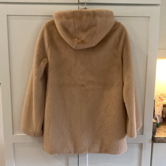 Love Token Faux Fur Coat w/Hood - Picture 6 of 6